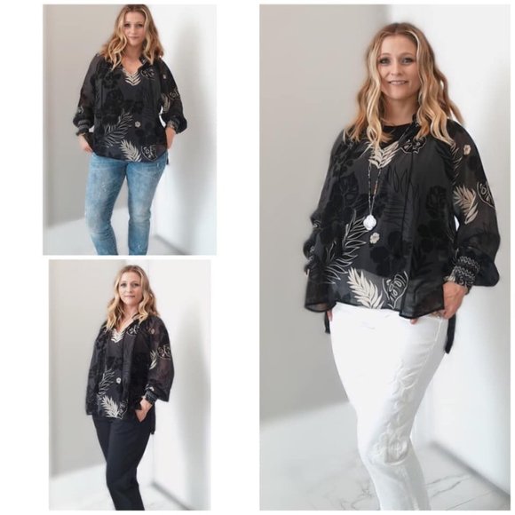 Cabi 5597 Aloha Blouse Small EUC - Picture 11 of 11